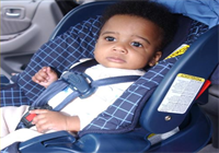 Baby on a carseat